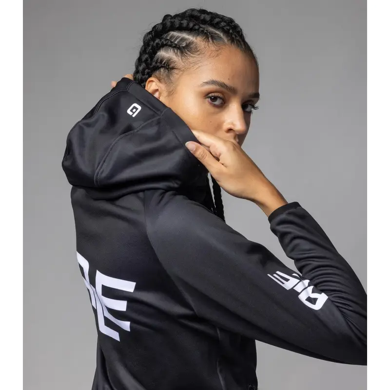 Sorto com capuz Mulher Black Logo Tamanho XXS #4