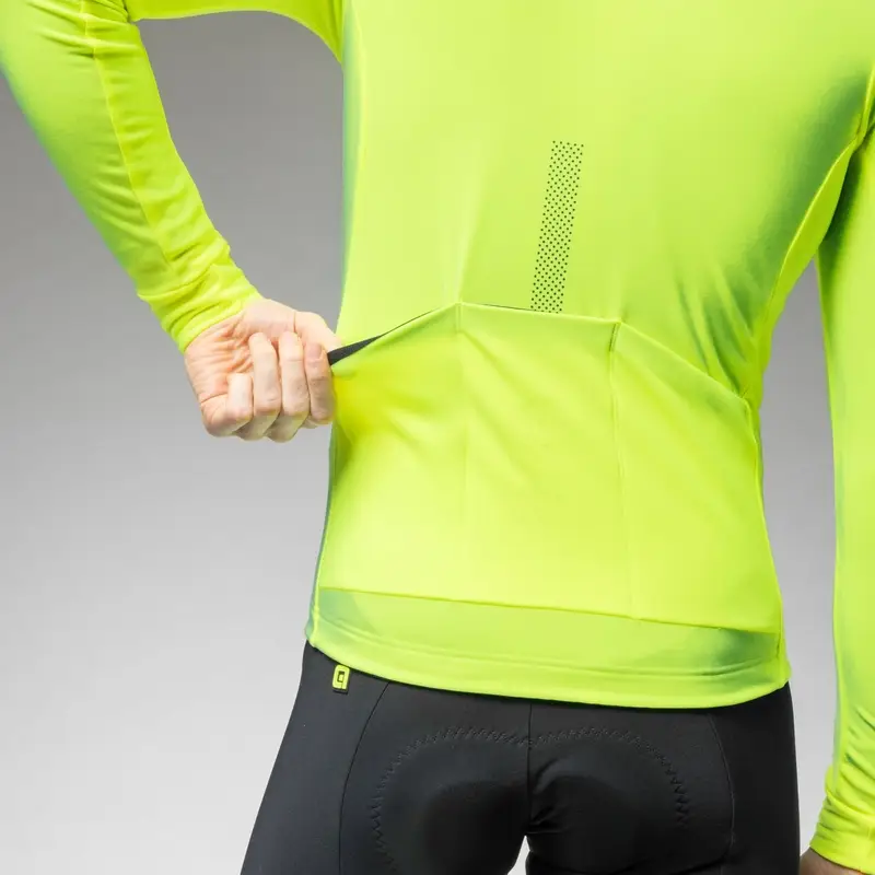 Maglia A Maniche Lunghe Fondo 3.0 Pragma Giallo Fluo Taglia XXS #4