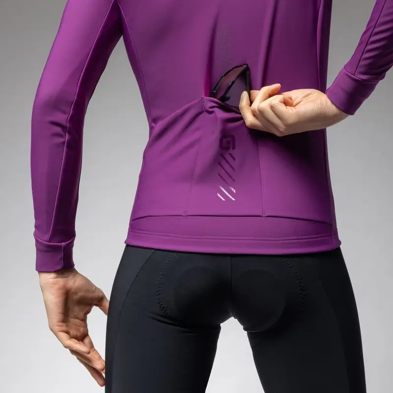 Maglia A Maniche Lunghe Fondo 3.0 Pragma Viola Taglia XXS #4
