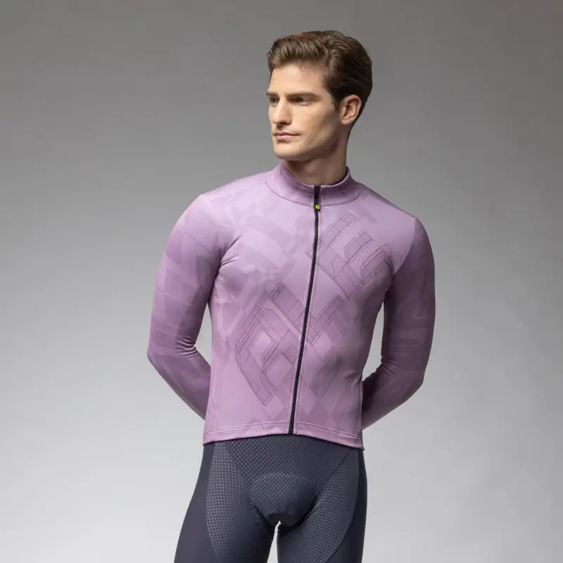 Maglia A Maniche Lunghe Schema Pragma Viola Taglia XXS - image