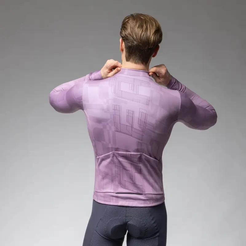 Maglia A Maniche Lunghe Schema Pragma Viola Taglia XXS #1