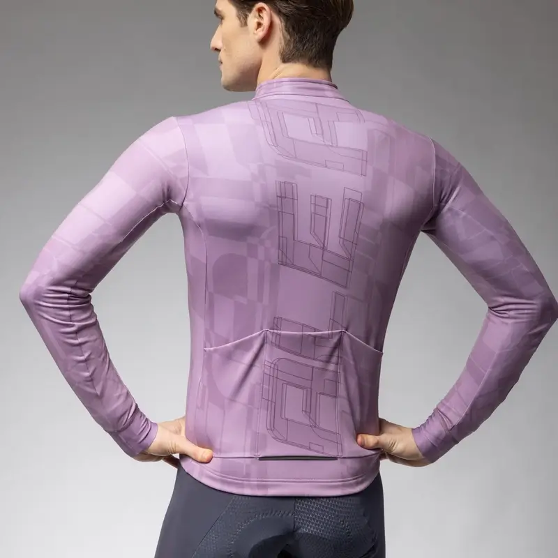 Maglia A Maniche Lunghe Schema Pragma Viola Taglia XXS #4
