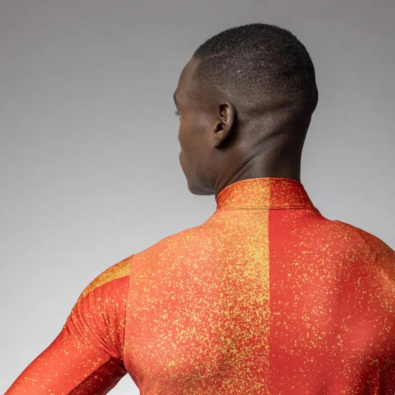 Maglia A Maniche Lunghe Stellar PR-E Arancio Taglia XXS #4