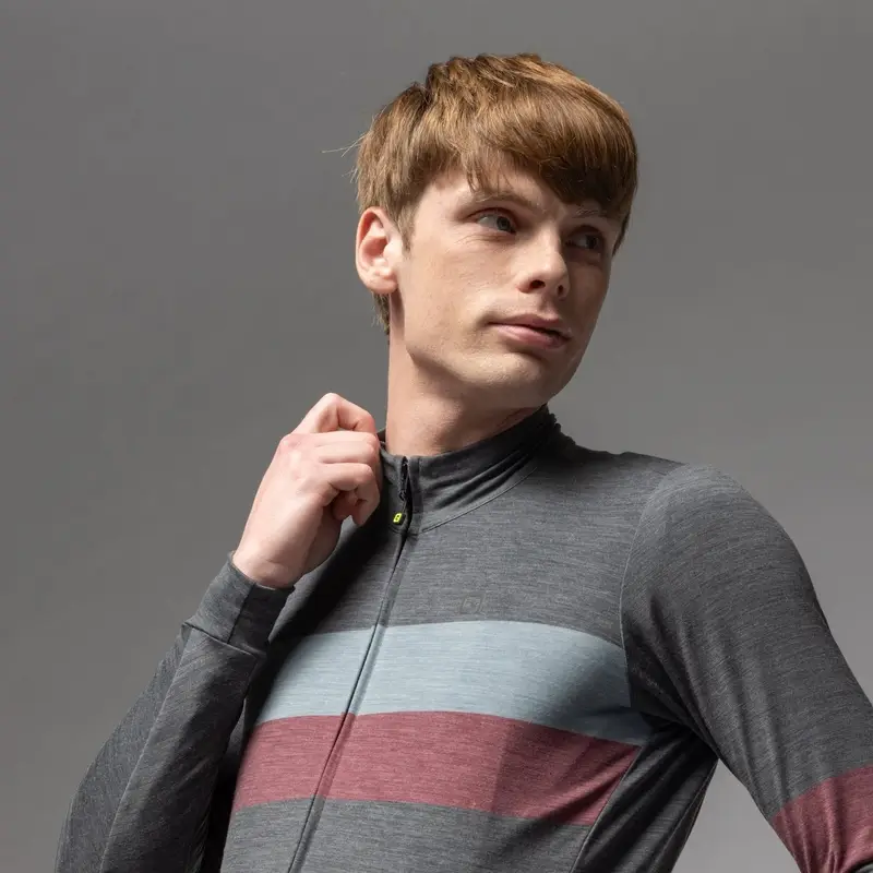 Maglia A Maniche Lunghe Wool Line Bordeaux Taglia XXS #2
