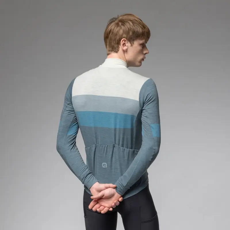 Maglia A Maniche Lunghe Wool Line Azzurro Taglia XXS #1