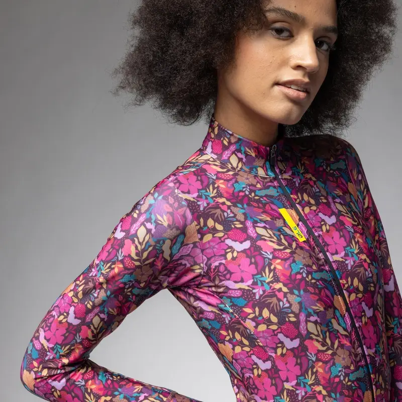 Maglia A Maniche Lunghe Flowery Pragma Donna Rosa Taglia XXS #3