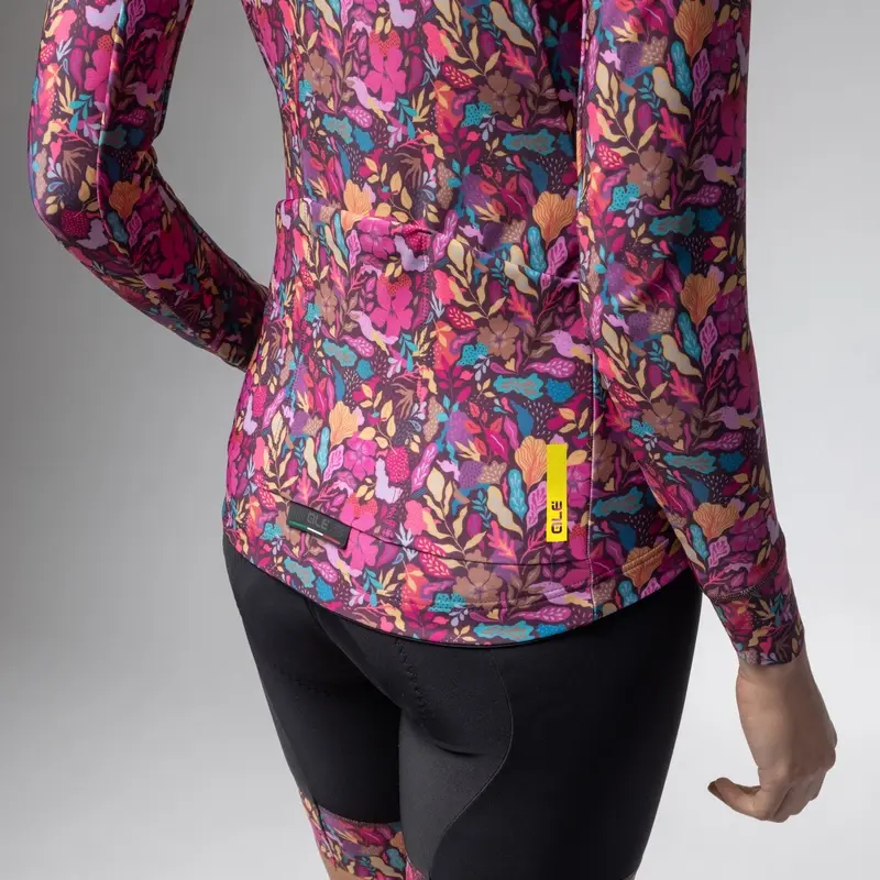 Maglia A Maniche Lunghe Flowery Pragma Donna Rosa Taglia XXS #5