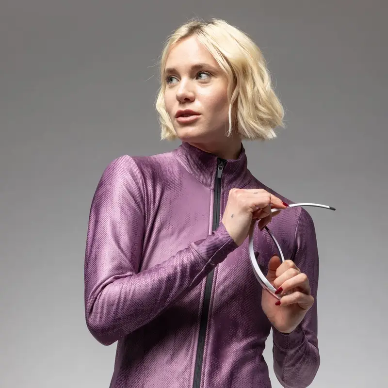Veste d'Hiver Tricotée PR-E Femme Lilas Taille XXS #2