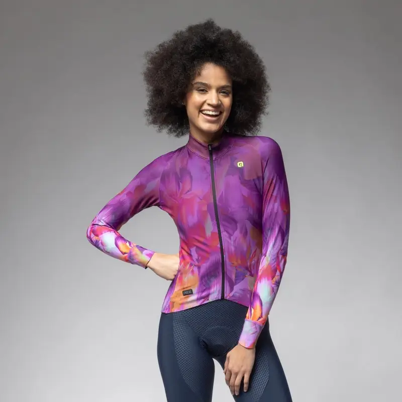Langarm Strickjacke Jardin PR-E Damen Violett Größe XXS - image