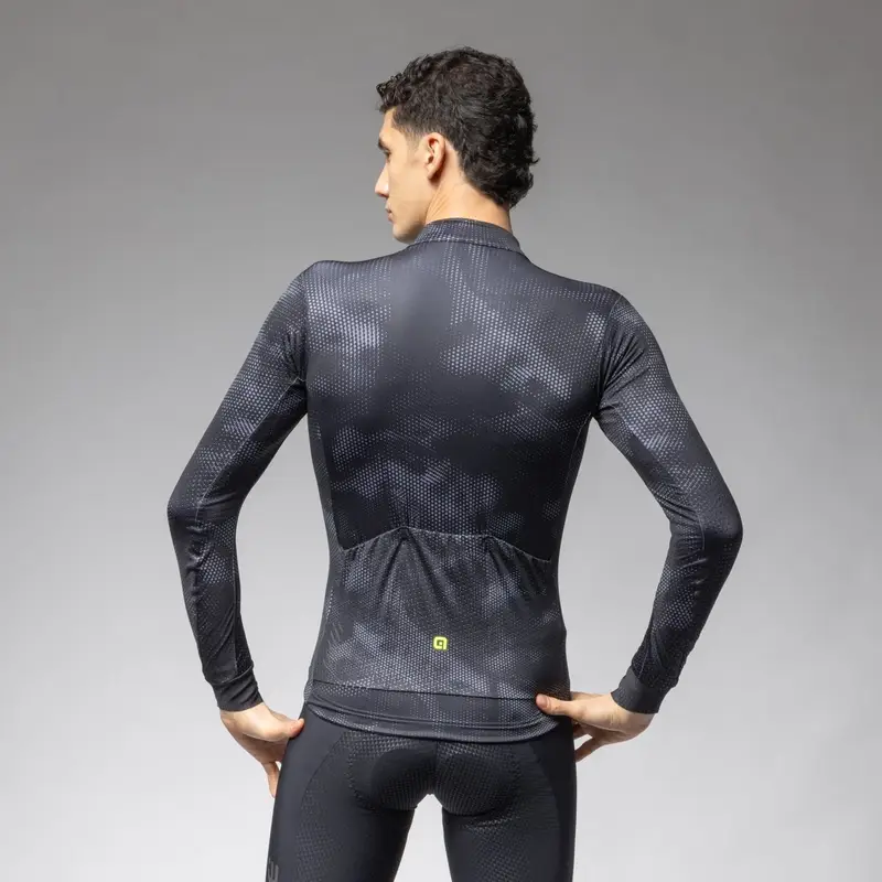 Maglia A Maniche Lunghe Spray PR-E Nero Taglia XXS #1