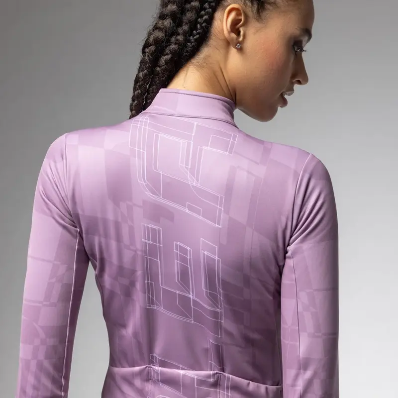 Maglia A Maniche Lunghe Schema Pragma Donna Viola Taglia XXS #4