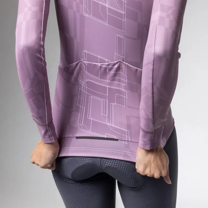 Maglia A Maniche Lunghe Schema Pragma Donna Viola Taglia XXS #5
