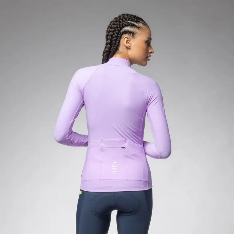 Langarmiges Warm Race 2.0 R-EV1 Trikot Damen Lila Größe XXS #1