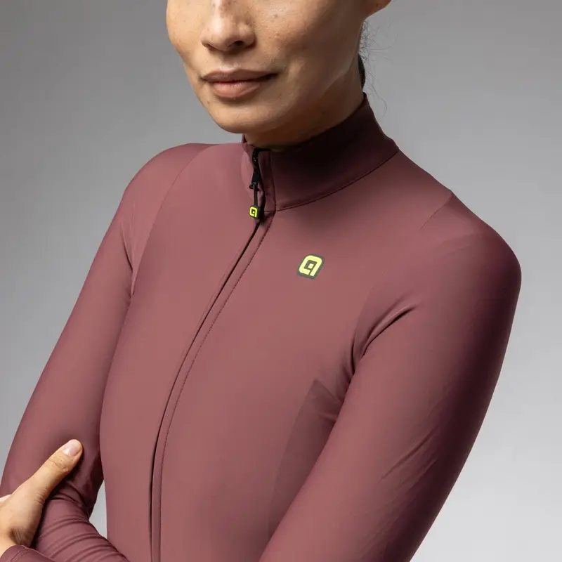 Langarmiges Warm Race 2.0 R-EV1 Trikot Damen Bordeaux Größe XXS #2