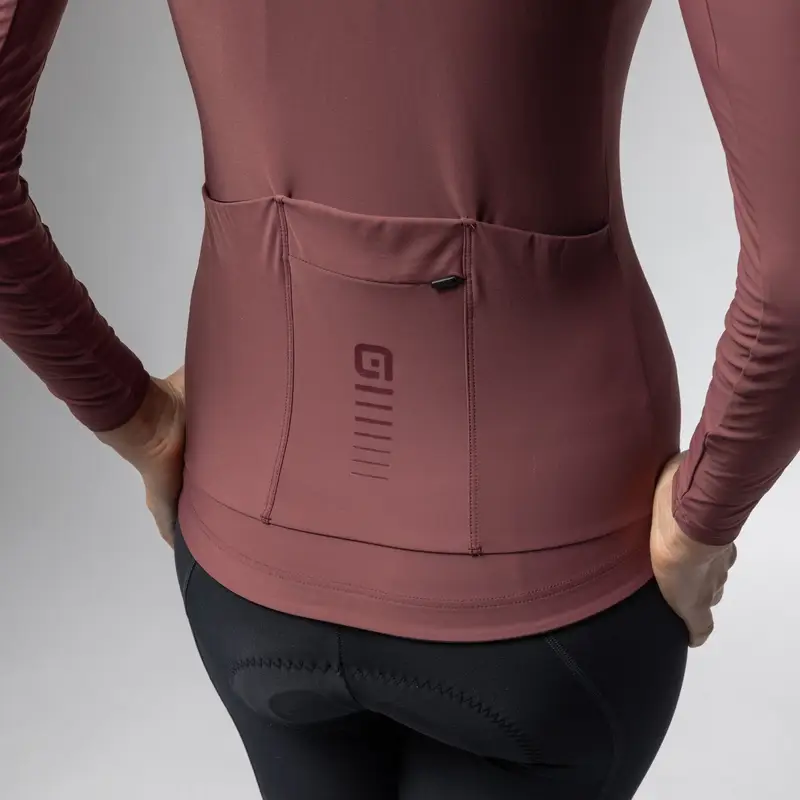 Langarmiges Warm Race 2.0 R-EV1 Trikot Damen Bordeaux Größe XXS #6