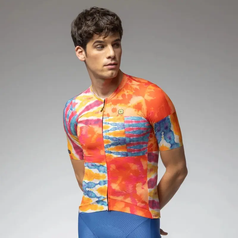 Camiseta de Carretera Manga Corta Clorofila PR-E Multi Naranja Talla XXS - image