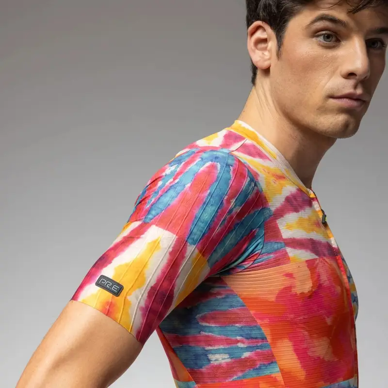 Camiseta de Carretera Manga Corta Clorofila PR-E Multi-naranja Talla XS #1