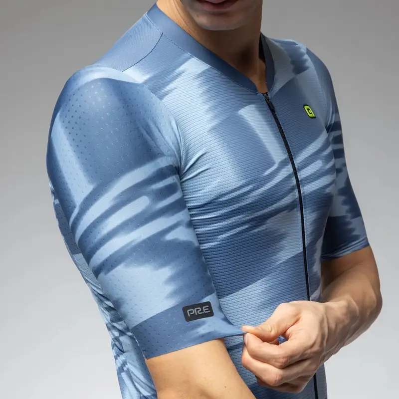 Maillot de Route Manches Courtes Techno PR-E Gris Fumée Taille 4XL #1