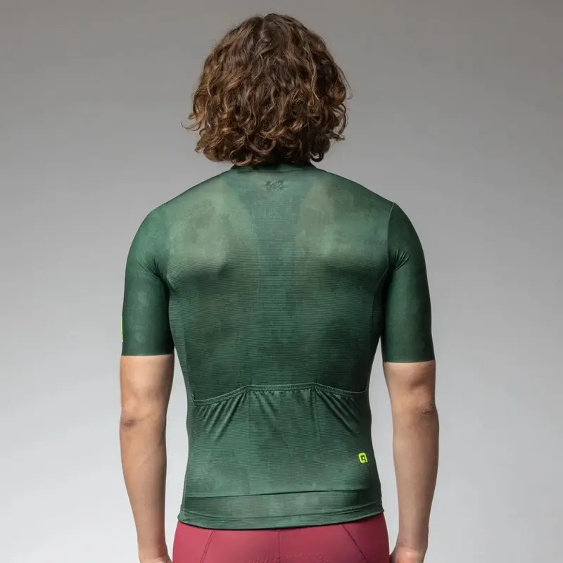 Maillot Route Manches Courtes Deep Pragma Vert Foncé Taille XL #2