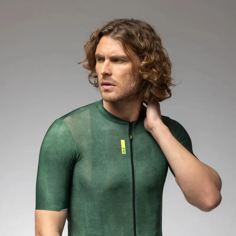 Maillot Route Manches Courtes Deep Pragma Vert Foncé Taille XL #3