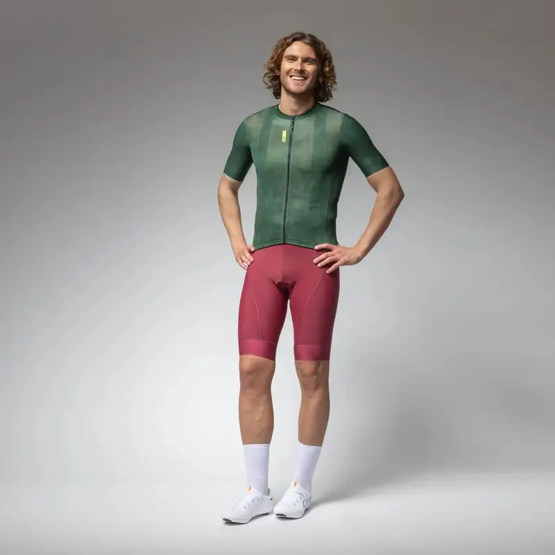 Maillot de Route Manches Courtes Deep Pragma Vert Foncé Taille 4XL #5