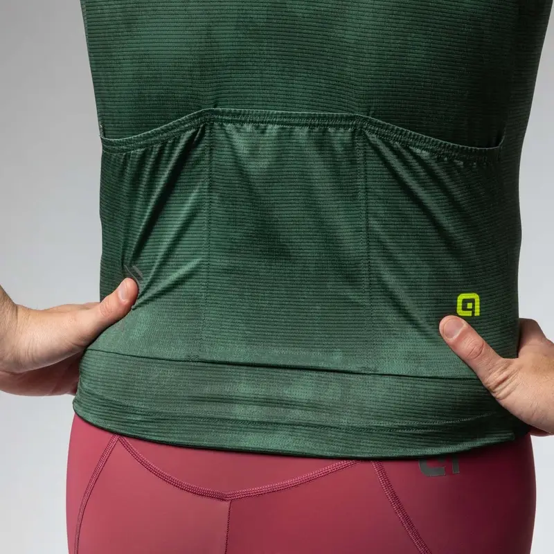 Deep Pragma Dark Green Short Sleeve Road Jersey Size 5XL #4