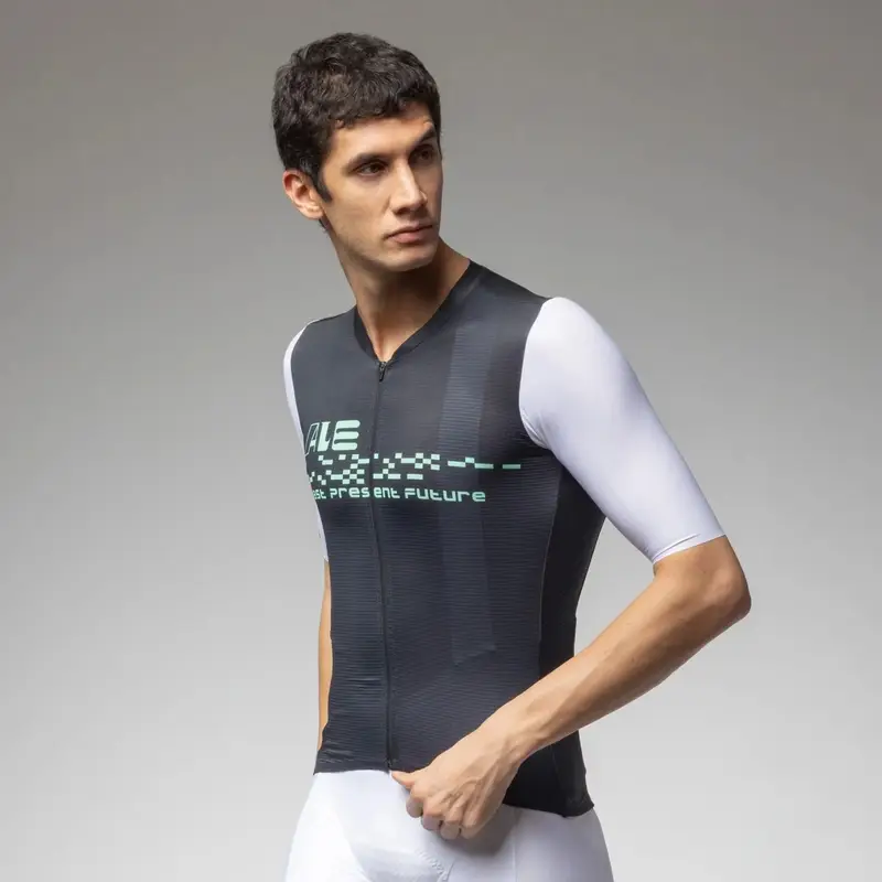 Road Short Sleeve Jersey Megabyte 2.0 PR-E Black Size 5XL - image