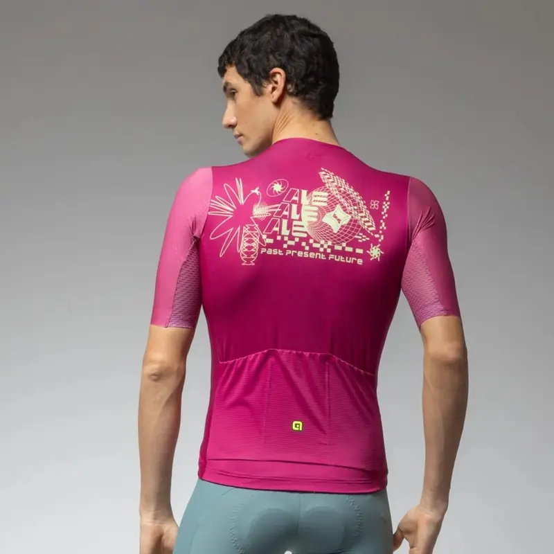 Road Short Sleeve Jersey Megabyte 2.0 PR-E Amarena Size M #2