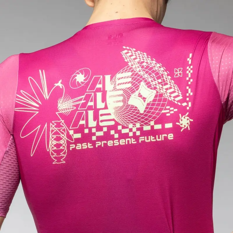 Road Short Sleeve Jersey Megabyte 2.0 PR-E Amarena Size M #5