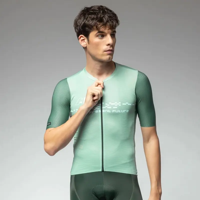 Road Short Sleeve Jersey Megabyte 2.0 PR-E Verdino Size L - image