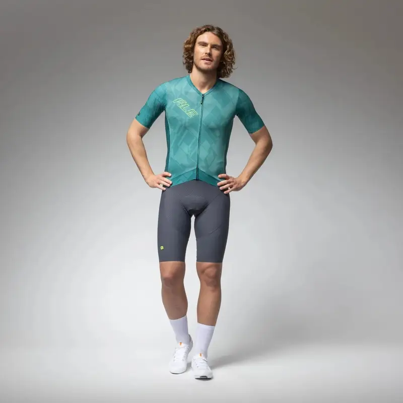 Road Short Sleeve Jersey Pattern PR-E Emerald Size M #3