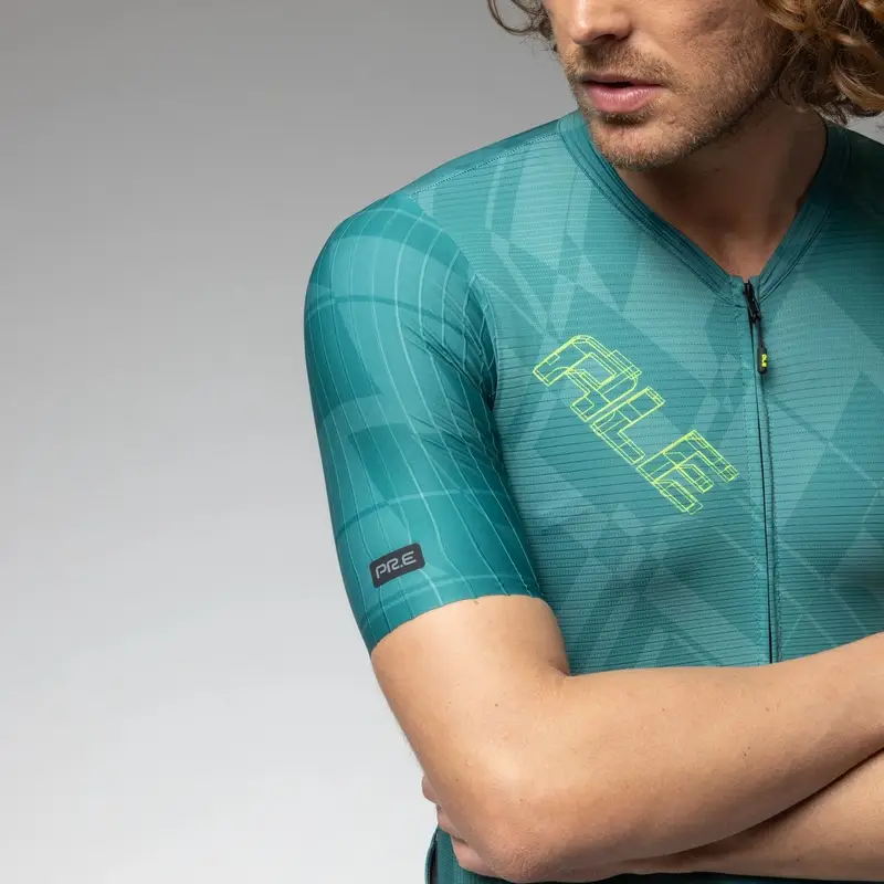 Straßen-Trikot Kurzarm Modell PR-E Smaragd Größe L #1