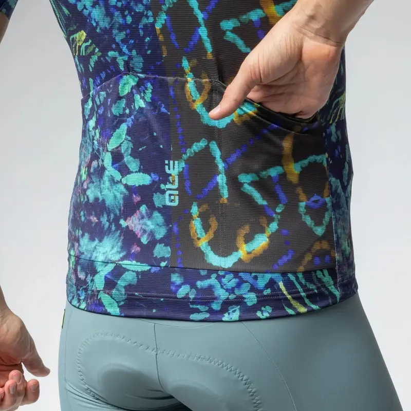 Strada Kurzarm Trikot Karibik Pragma Schwarz Größe S #4