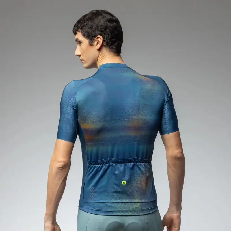 Maillot Route Manches Courtes Trace Off Road Gravel Abysse Taille XL #2