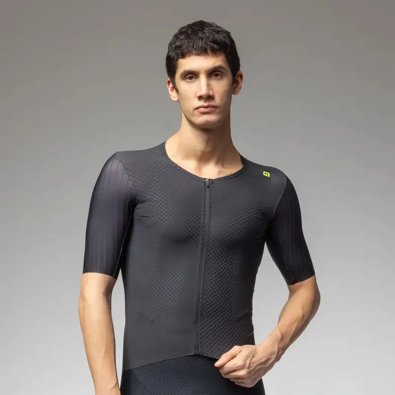 Straßen-Trikot Kurzarm Eagle R-EV1 Schwarz Größe XL - image