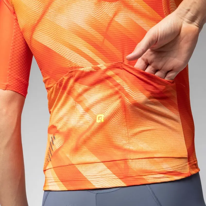 Maillot de Route Manches Courtes Crash Pragma Orange Taille M #3