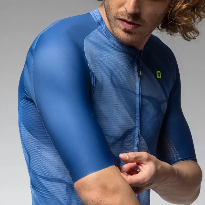 Road Short Sleeve Jersey Crash Pragma Ink Blue Size S #1