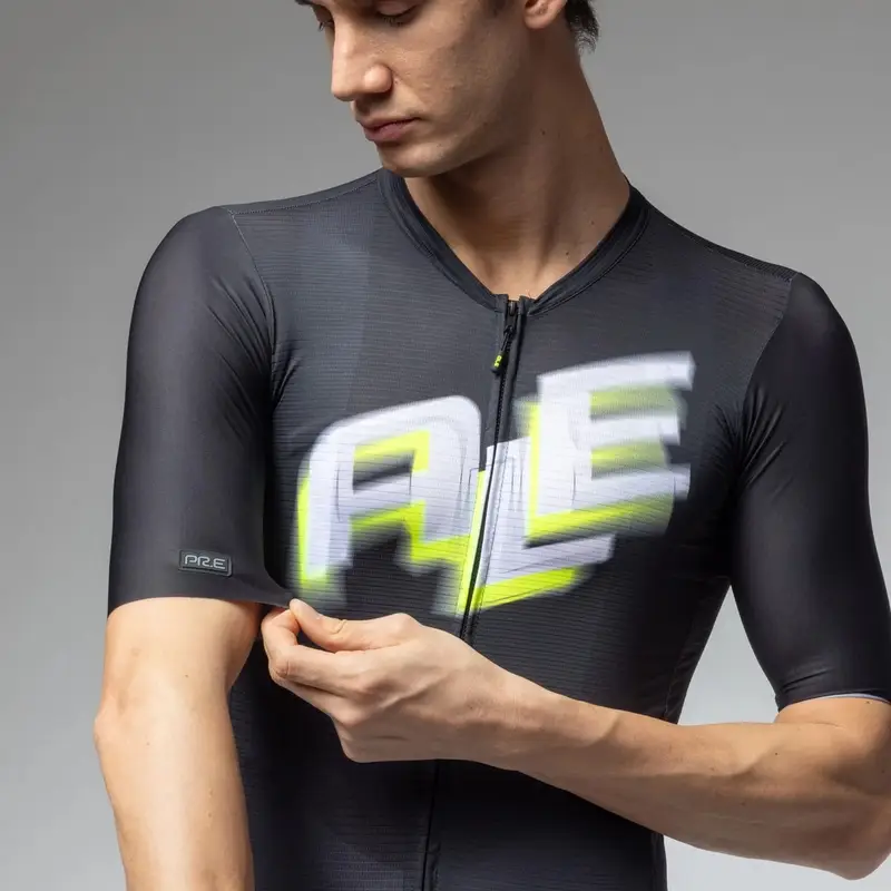 Sauvage 2.0 PR-E Kurzarm-Straßenfahrradtrikot Schwarz Größe 4XL #1