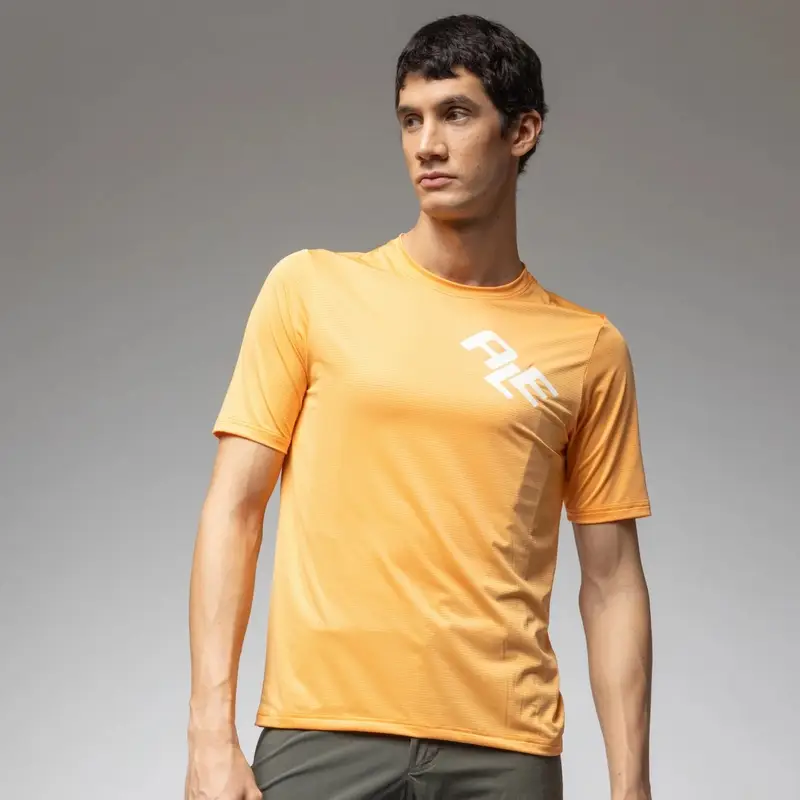 Camisola MTB Manga Curta Rugged 2.0 Off Road Tangerina Tamanho XL - image