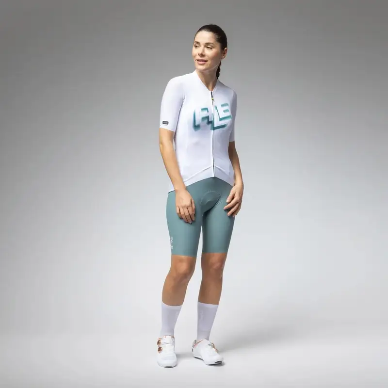 Frauen Kurzarm Straßen Trikot Sauvage 2.0 PR-E Weiß Größe M #4