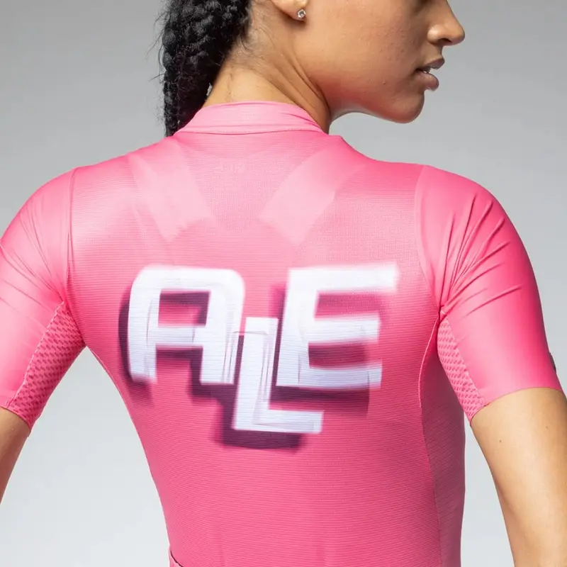 Maillot Route Manches Courtes Femme Sauvage 2.0 PR-E Flamant Rose Taille M #4