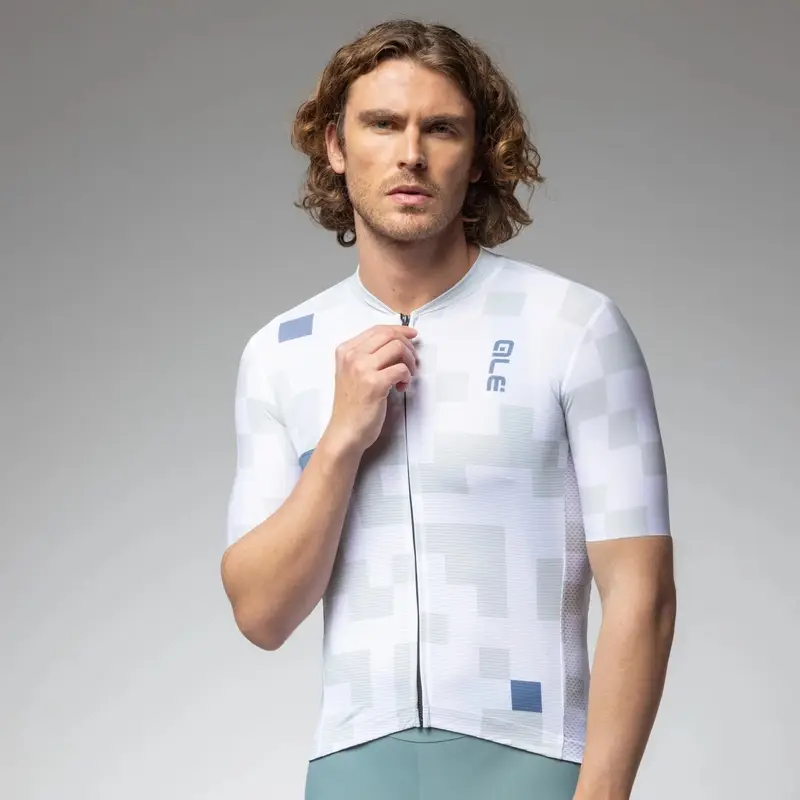 Road Short Sleeve Pixel Pragma White Size XXL - image