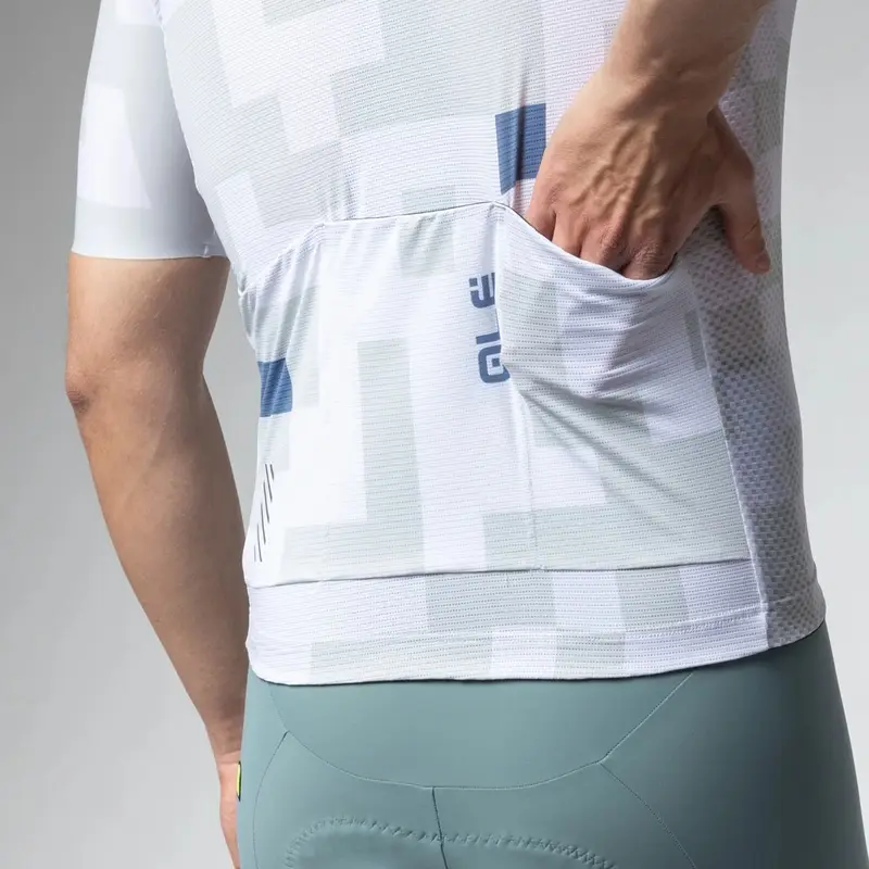 Camiseta de Carretera Manga Corta Pixel Pragma Blanco Talla 4XL #3