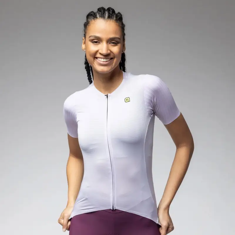 Women's Short Sleeve Road Jersey Earthy Style 2.0 PR-E Lilac Size 3XL - image