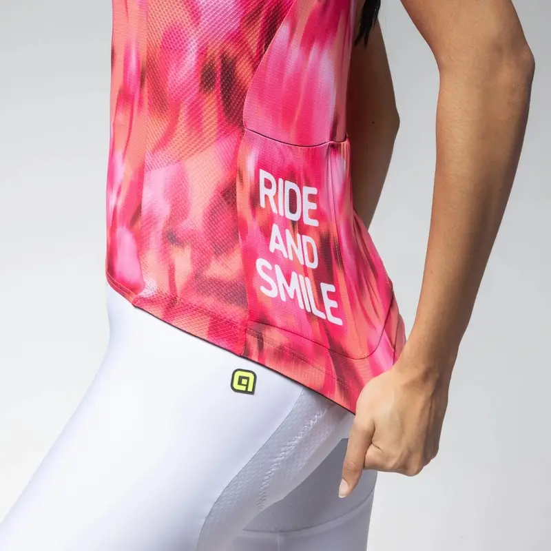 Camiseta de Carretera Manga Corta Mujer Jardin 2.0 PR-E Multirosso Talla L #4