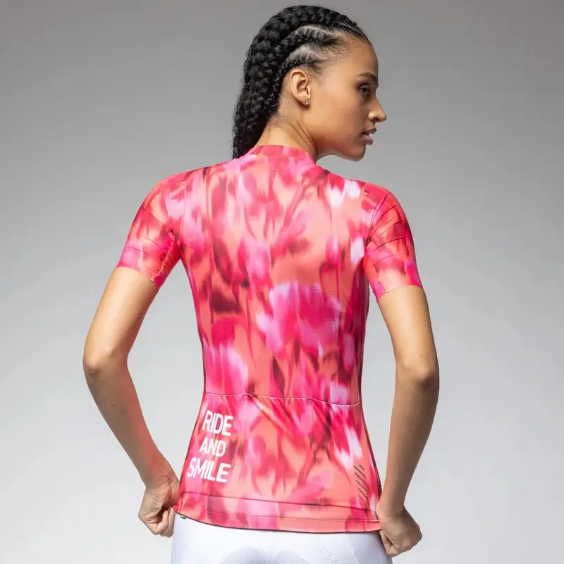 Camiseta de Carretera Manga Corta Mujer Jardin 2.0 PR-E Multi-Rojo Talla 3XL #2