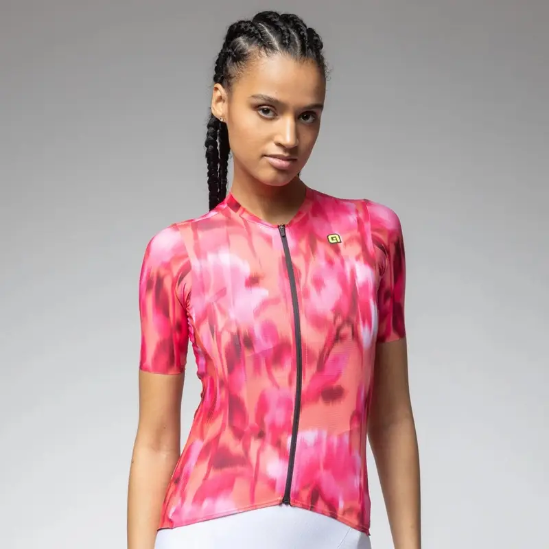 Camiseta de Carretera Manga Corta Mujer Jardin 2.0 PR-E Multi-Rojo Talla 4XL - image