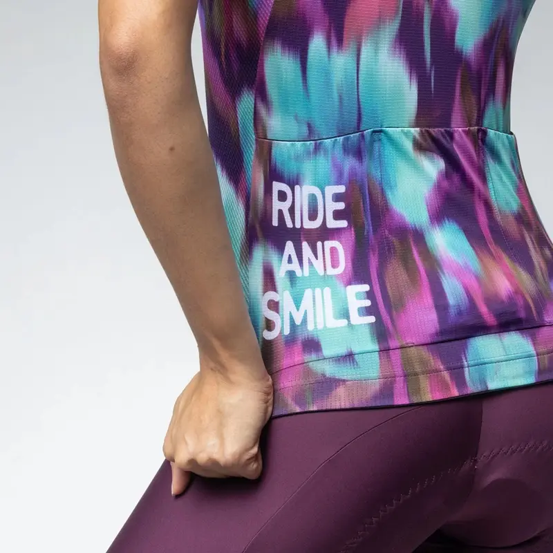 Women's Short Sleeve Road Jersey Jardin 2.0 PR-E Multiviola Size XS #4