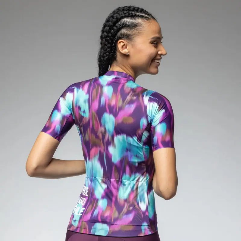 Frauen Kurzarm Straßenradtrikot Jardin 2.0 PR-E Multiviola Größe 4XL #2