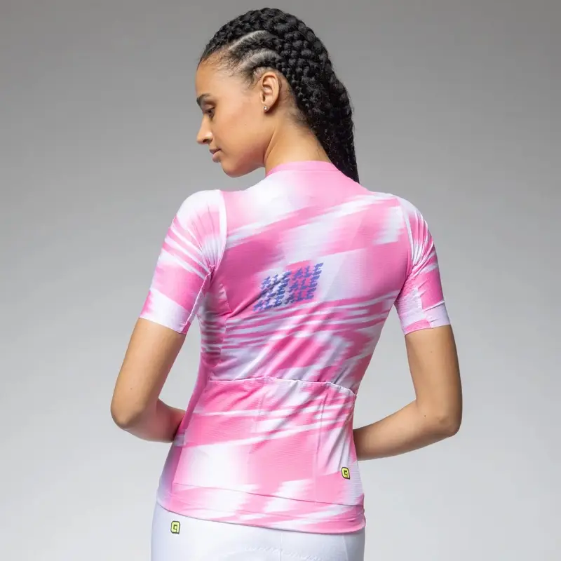 Women's Short Sleeve Road Jersey Techno PR-E Bubblegum Pink Size XL #2